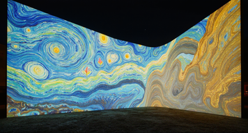 Whispering Light: My Evening at Atelier des Lumières, Paris